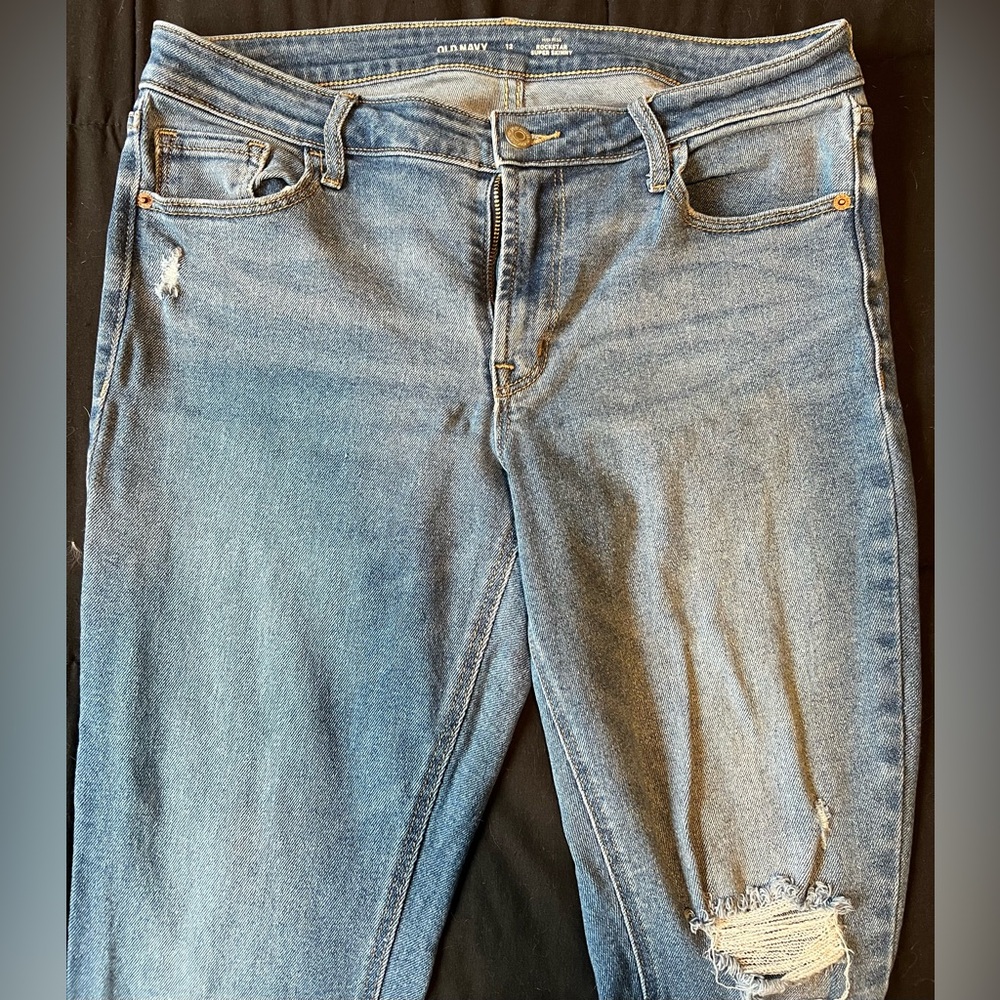 Blank NYC Women's Blue Distressed Jeans